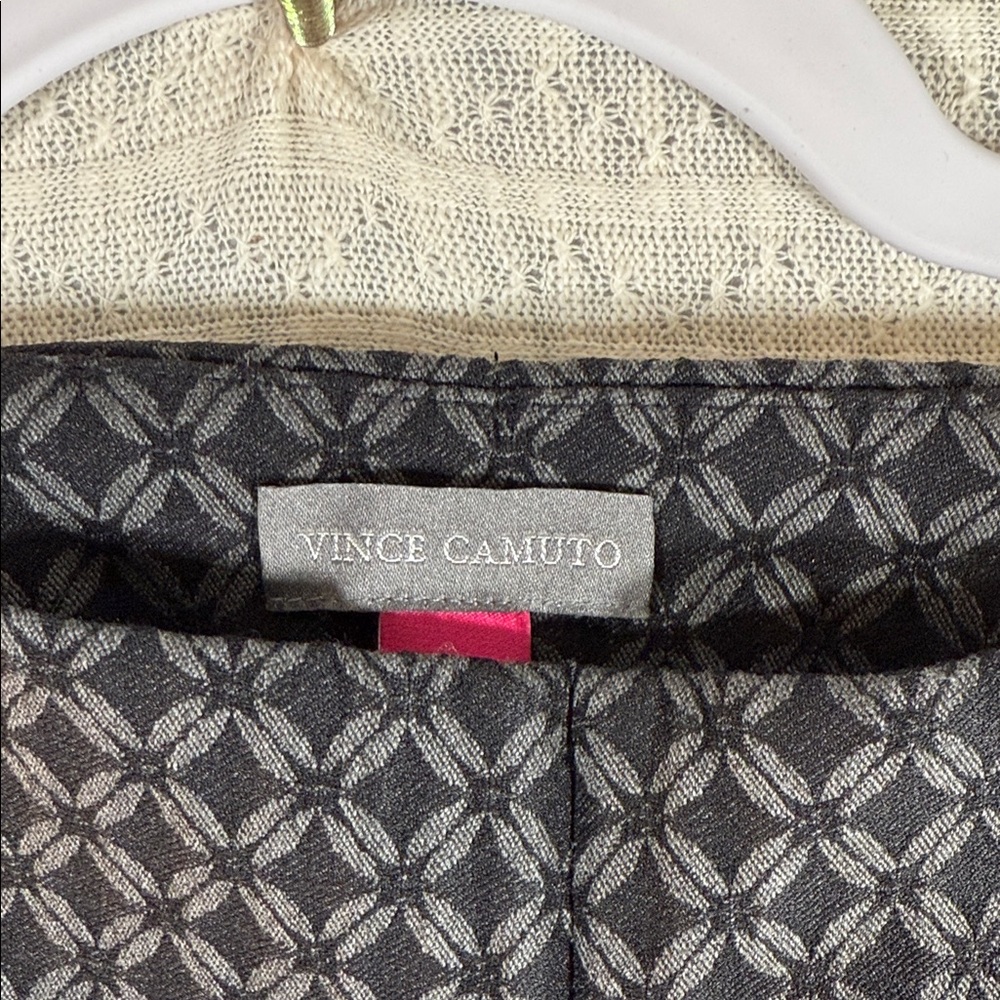 Vince Camuto Black Patterned Pants - image 2